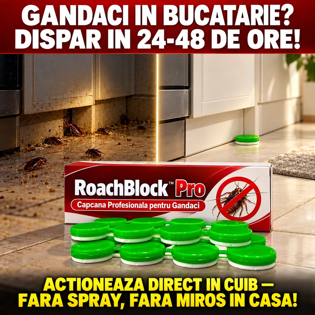 Capcana Pentru Gandaci RoachBlock